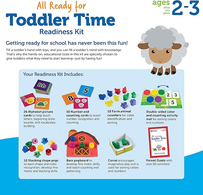 Learning Resources All Ready for Toddler Time Activity Set