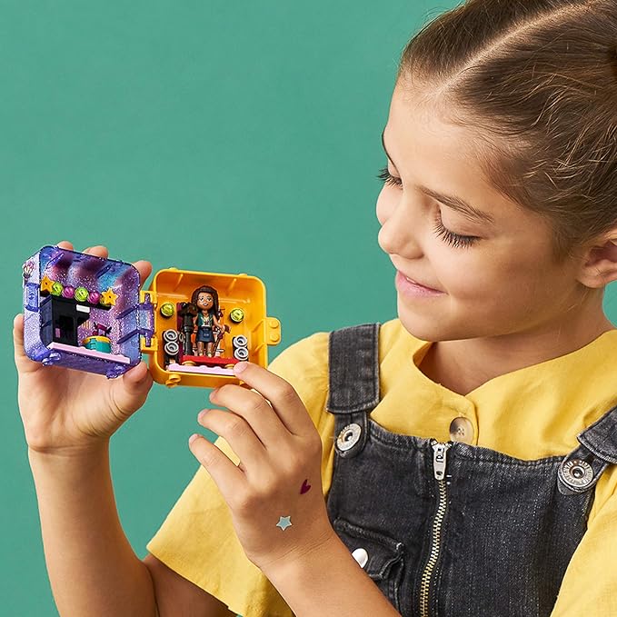 LEGO Friends Andrea’s Play Cube 41400 Building Kit, Includes a Pop Star Mini-Doll and Toy Pet, Sparks Creative Play, New 2020 (49 Pieces)