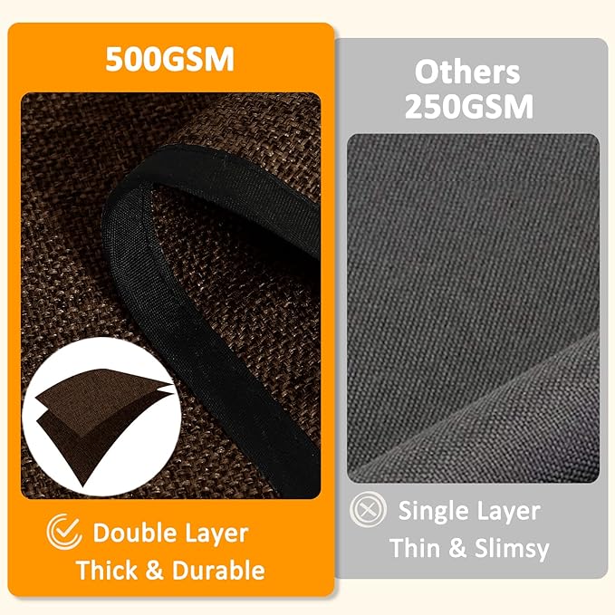 Joywell Recliner Organizer with 6 Pockets Armchair Caddy Remote Control Holder for Couch Armrest Organiser Non Slip Sofa Arm Chair Caddie Storage for Magazine, Tablet, Phone, iPad, Brown