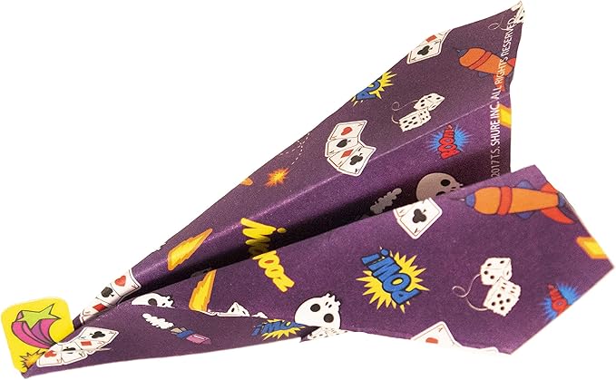 Bendon TS Shure Slingshot Airplanes Educational Activity Tin with Stabilizer Hooks and Slingshots 50511