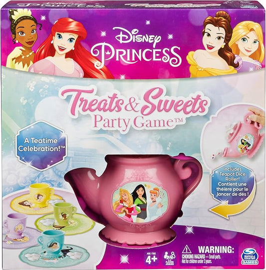 Disney Princess Treats & Sweets Party Board Game, for Kids and Families Ages 4 and up
