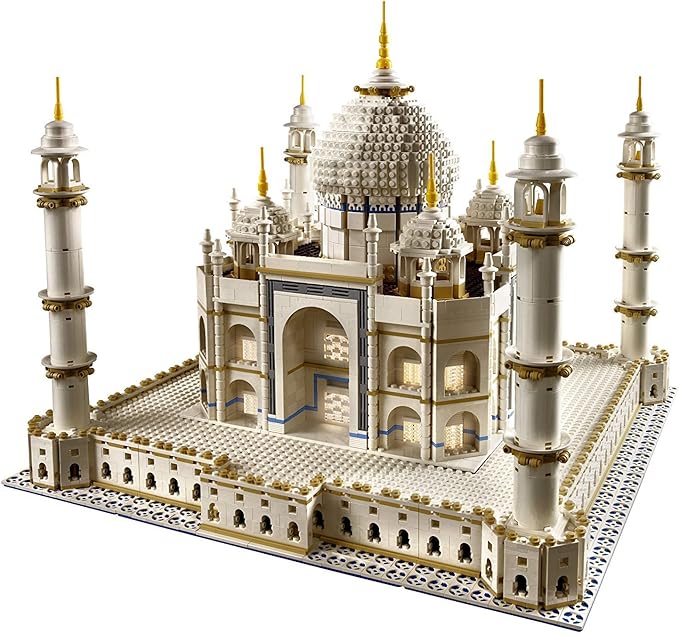 LEGO Creator Expert Taj Mahal 10256 Building Kit and Architecture Model, Perfect Set for Older Kids and Adults (5923 Pieces)