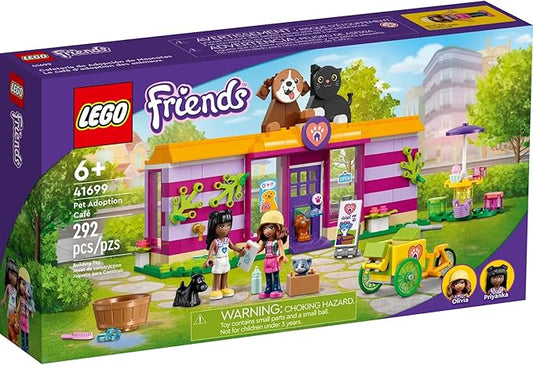 LEGO Friends 41699 Pet Adoption Café(292 Pieces)