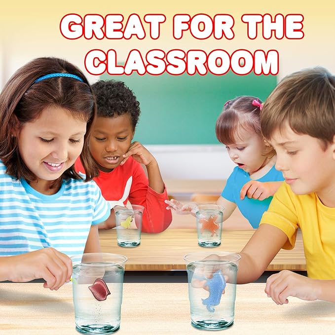 ArtCreativity Magic Growing Unicorn Capsules - Grow in Water - 2 Packs with 12 Expanding Animals Capsules Each - Cute Color Variety - Kids’ Birthday Party Favors, Contest Prize or Gift Idea