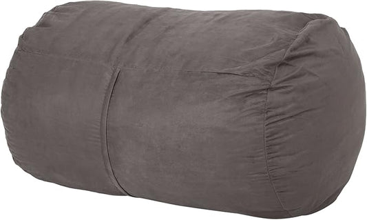 Christopher Knight Home Nyla Fabric Bean Bag, Charcoal, Small