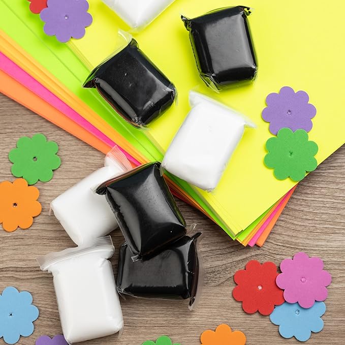 Artsity Black Air Dry Foam Clay 8oz - Super Soft Modeling Clay for Kids Age 3-12, Ultra Light, Safe & Non-Toxic Molding Clay for Sculpting, Perfect for Arts & Crafts, Gift for Boys and Girls