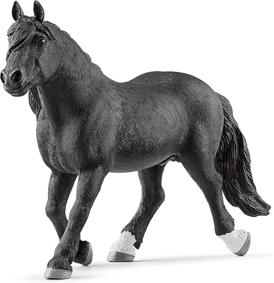 Schleich Farm World Realistic Noriker Stallion Horse Figurine - Highly Detailed and Durable Farm Animal Toy, Fun and Educational Play for Boys and Girls, Gift for Kids Ages 3+