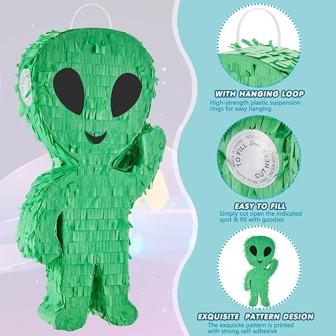 Lewtemi Piñata Party Decorations with Stick Blindfold and Confetti for Party Decorations Centerpiece, Photo Prop, Birthday, Funny Anniversary