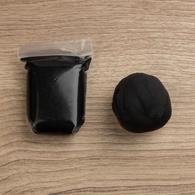 Artsity Black Air Dry Foam Clay 8oz - Super Soft Modeling Clay for Kids Age 3-12, Ultra Light, Safe & Non-Toxic Molding Clay for Sculpting, Perfect for Arts & Crafts, Gift for Boys and Girls