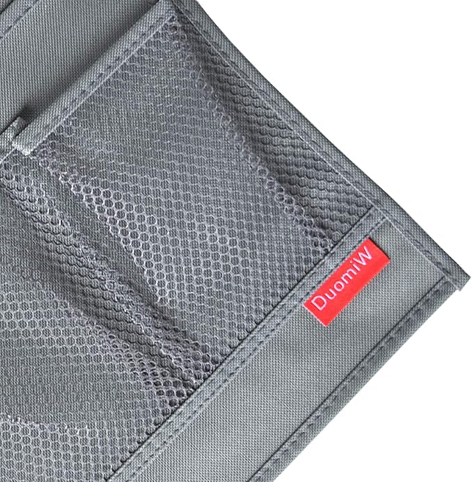 Bedside Storage Organizer, Bedside Caddy, Table Cabinet Storage Organizer, TV Remote Control, Phones, Magazines, Tablets, Accessories, Grey