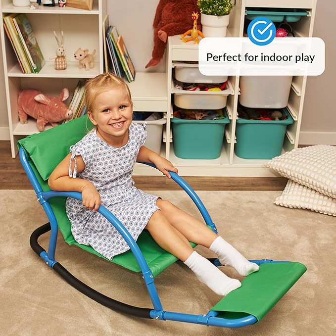 ODOXIA Kids Rocking Chair | Sensory Rocking Chair | Sensory Floor Rocker | Special Needs Chair for Child | Autism Equipment, Ages Toddler, Teeter, Totter
