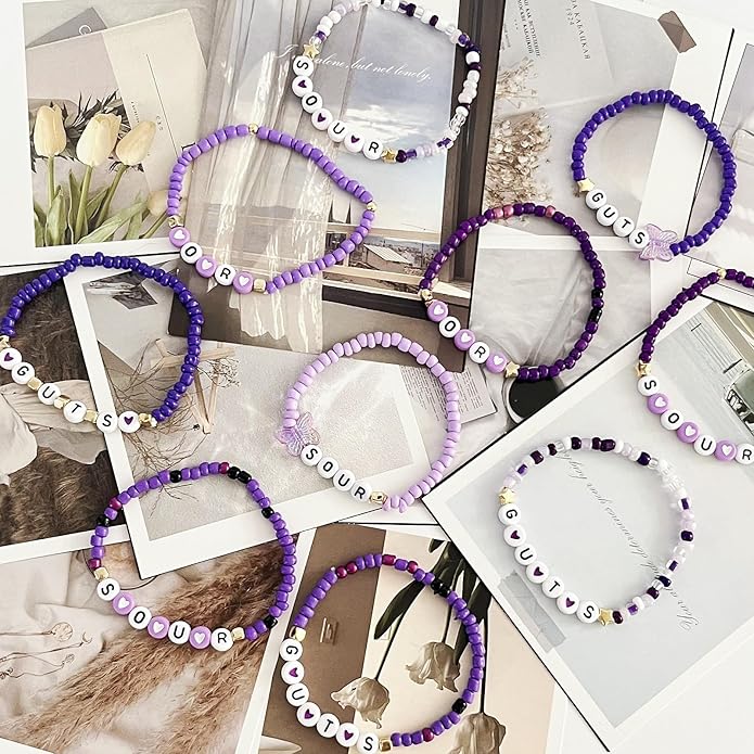 Handmade Stretch Friendship Bracelets for Teen Girls Singer Inspired Merch Outfits Decoration Girls Birthday Gifts Clay Beaded Friendship Bracelets Bulk for Music Fans