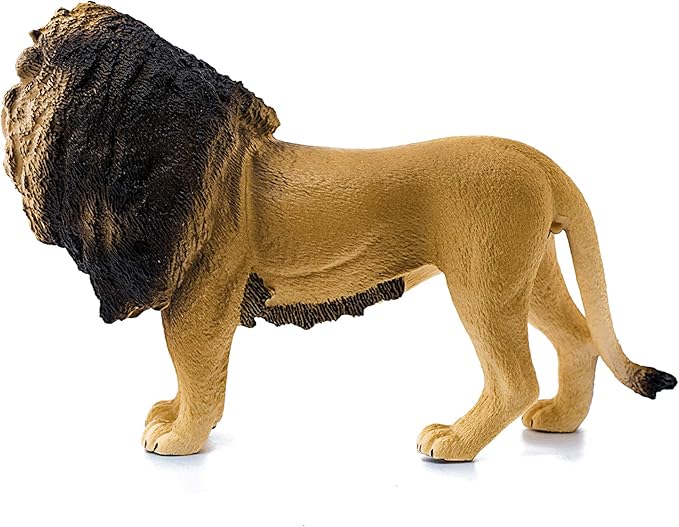 Schleich Wild Life Realistic King of The Jungle Lion Toy Figurine - Highly Durable Realistic Wild African Lion Action Figure Toy, Education and Fun for Boys and Girls, Gift for Kids Ages 3+