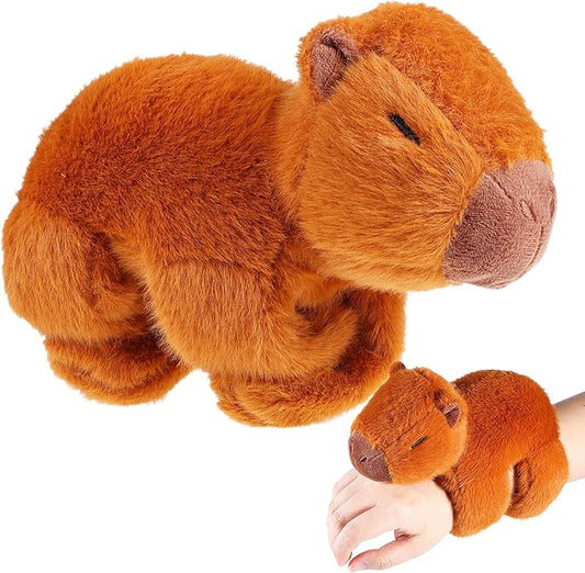 Animal Slap Bracelets Capybara Plush Toy Capybara Slap Bracelet Capybara Huggers Slap Bracelets Animal Toy Stuffed Animal Slap Band for Birthday Party