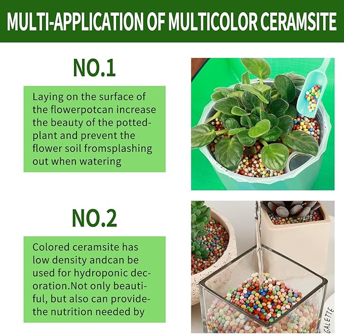 4lb LECA Clay Pebbles 4-5MM- Yellow Clay Balls for Plants, Leca Balls for Plants, Horticultural Grade for Soil Hydroponics Aquaponics