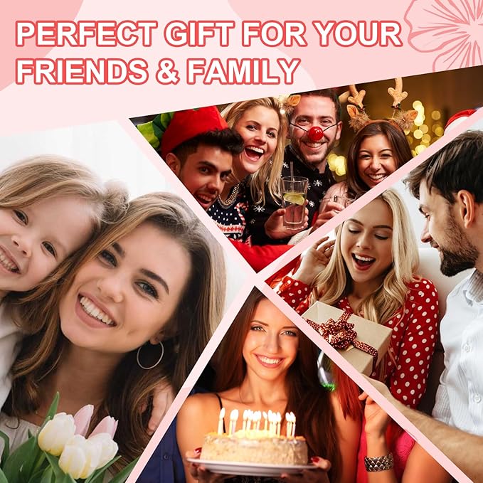 UIXIZQ Waterproof Large Floral Makeup Pouch,Nylon Travel Toiletry Storage Purse Preppy Cosmetic Bag for Women Girl,Large Capacity Makeup Organizer Zipper Pouch for Work(L Pink-Flowers)