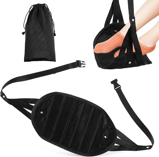 SHERCHPRY Desk Foot Hammock Oxford Comfortable Foot Rest Under Desk for Office Airplane Travel for Relaxation