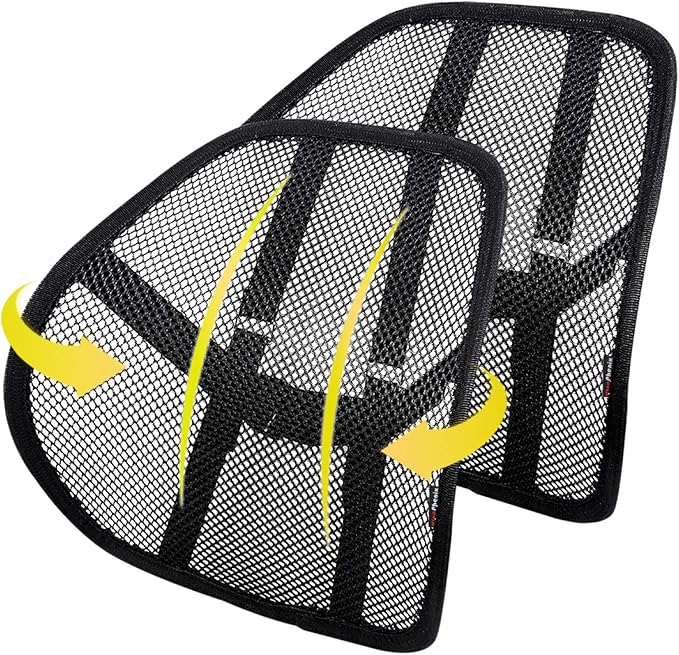 kingphenix Lumbar Support (2 Pack) with Breathable Mesh, Suit for Car, Office Chair