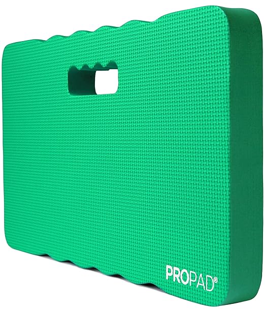 Thick Kneeling Pad, Garden Kneeler for Gardening, Bath Kneeler for Baby Bath, Kneeling Mat for Exercise & Yoga, Knee Pad for Work, Floor Foam Pad, Extra Large (XL) 18 x 11 x 1.5 Inches, Green