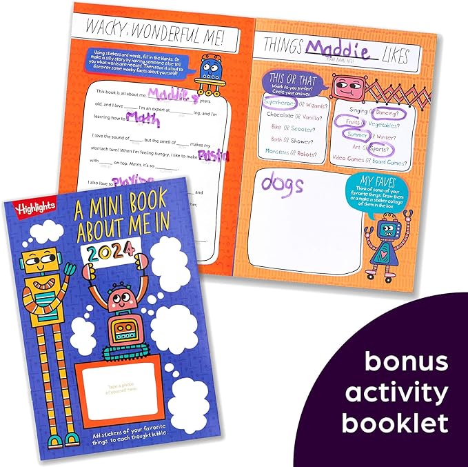 Highlights Hidden Pictures 2024 Activity Books for Kids Ages 6 and Up, 4-Book Set of Travel-Friendly Screen Free Seek and Find Fun, Books Double as Coloring Books