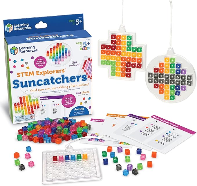 Learning Resources STEM Explorers Suncatchers, Science for Kids, Building Toys, STEM Toys for Ages 5+, Educational Toys