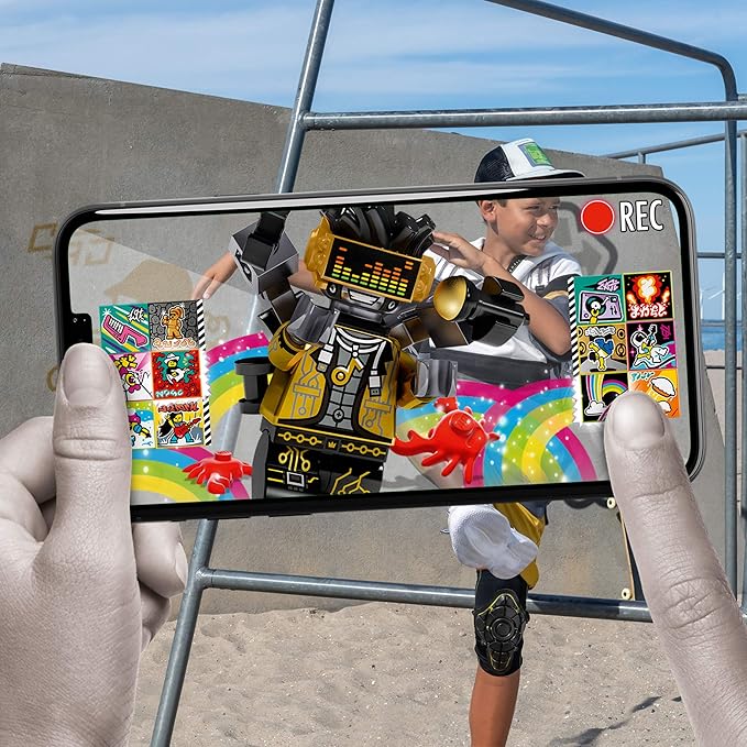 LEGO VIDIYO Hiphop Robot Beatbox 43107 Building Kit with Minifigure; Creative Kids Will Love Producing Music Videos Full of Songs, Dance Moves and Special Effects, New 2021 (73 Pieces)