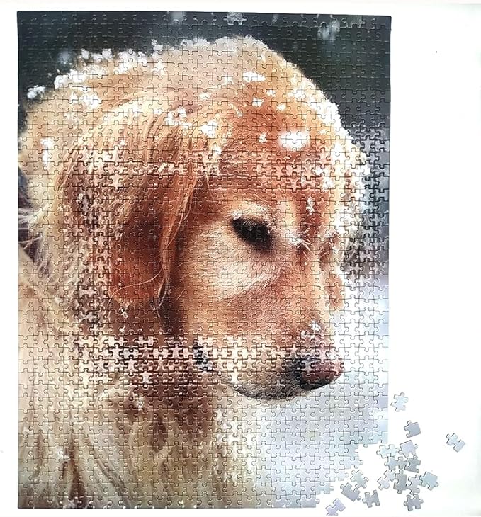 Jigsaw Puzzles 1000 Pieces for Adults 1000 Piece Puzzles for Adults and Kids (Cute Pet Dog)