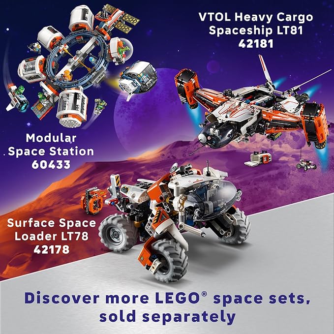 LEGO Friends Mars Space Base and Rocket Set, Science Toy for Pretend Play with 3 Mini-Dolls and Spaceship Toy, Gift for Girls, Boys and Kids Ages 8 and Up who Love Tech and Outer Space Toys, 42605