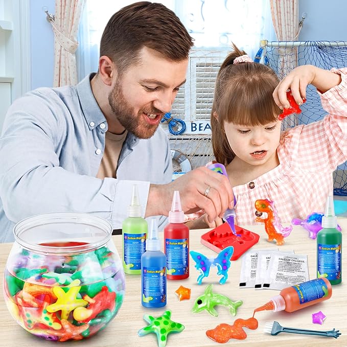 Kacwsoay 6 Colors Water DIY Gel Fairy Water Auqa Makes Spirites Elf DIY Fairy Toys Handmade Soft Figures Crafts Gift for Boys and Girls Birthday Christmas