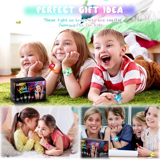 30Pcs Glow in The Dark Party Favors for Kids 8-12 4-8, Easter Egg Fillers Basket Stuffers Teens Neon Encanto Cocomelon Birthday Goodie Bag