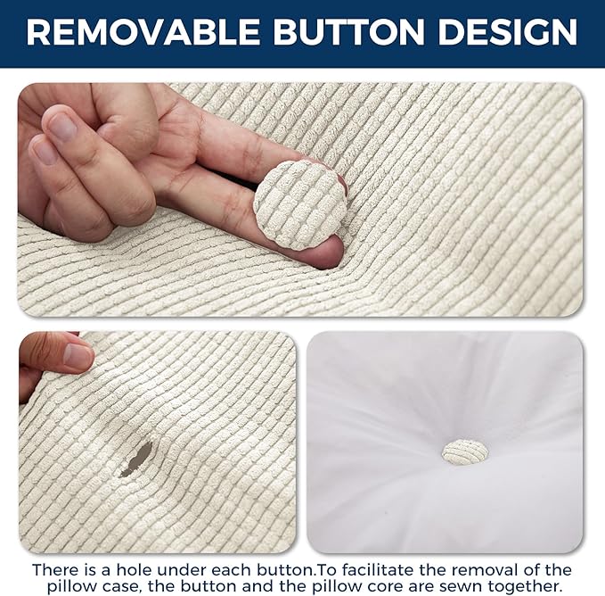 Headboard Pillow Twin, Triangle Pillows for Headboard, Head Board Backrest Wedge Pillow for Reading Sitting Working, Daybed Pillows with Removable Cover for Bed Dorm Sofa, Beige