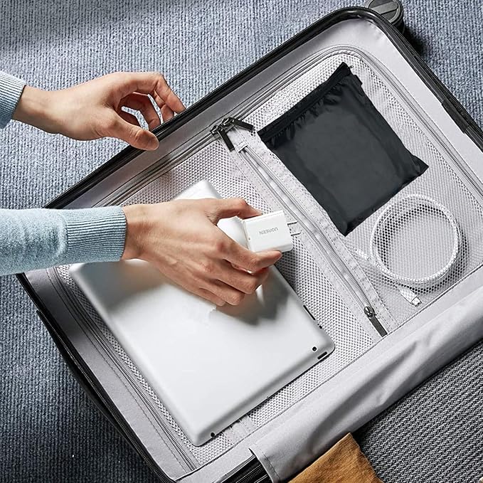 Perfitel Airplane Footrest Hammock, Adjustable Portable Travel Footrest with Thickened Foam, PVC Board, Breathable Soft Lining (Black)