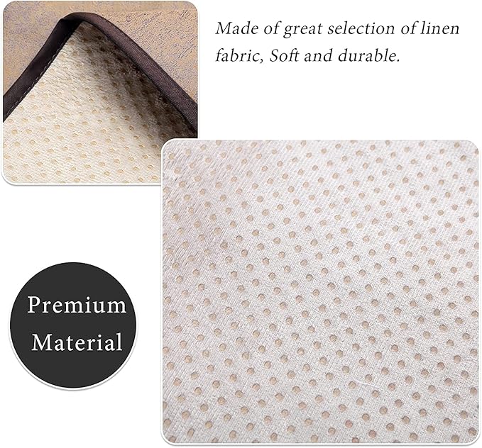 HAOMAIJIA Anti Slip Sofa Armrest Organizer Arm Chair Bedside Caddy Storage Organizer For Recliner Couch With 6 Pockets For Cell Phone Tv Remote Control Magazines (brown)