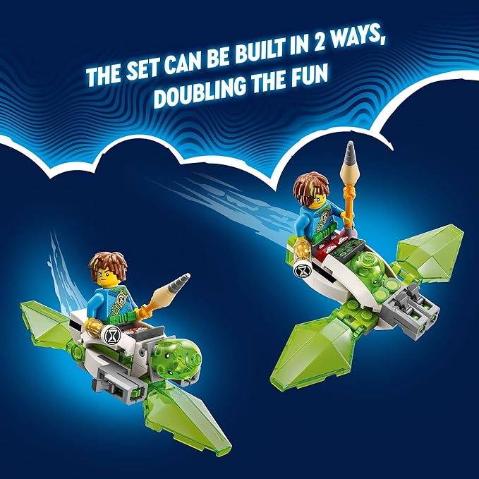 Lego DREAMZzz Grimkeeper The Cage Monster 71455 Building Toy Transforms from Z-Blob Robot to Mini-Plane to Hoverbike, Great for Imaginative and Pretend Play, Unique Birthday Gift for 7+ Year Olds