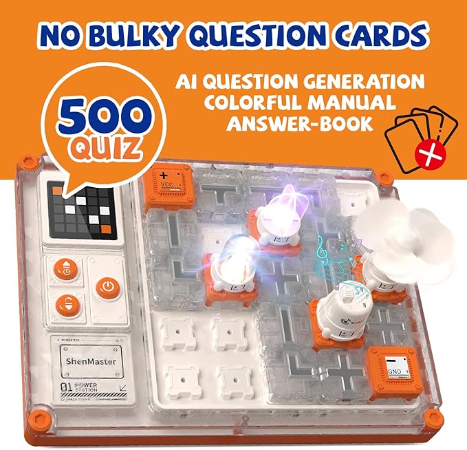Science Kit for Kids,STEM Toy with 500+ Circuits Projects,Electronic kit for Boys & Girls,Perfect Education Gifts for Age 5+