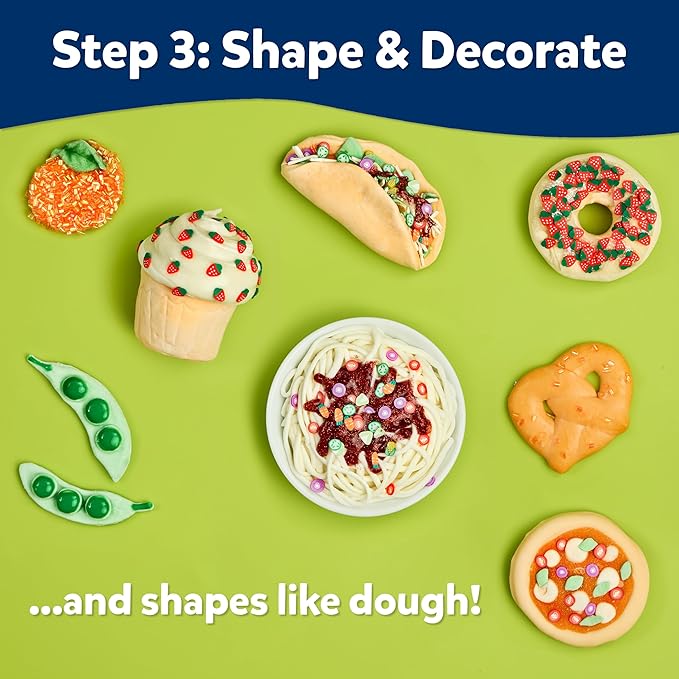 Elmer’s Stretch 'N Create Dough Kit, 3 Ways to Play, Snack Shack Kit, 9 Count