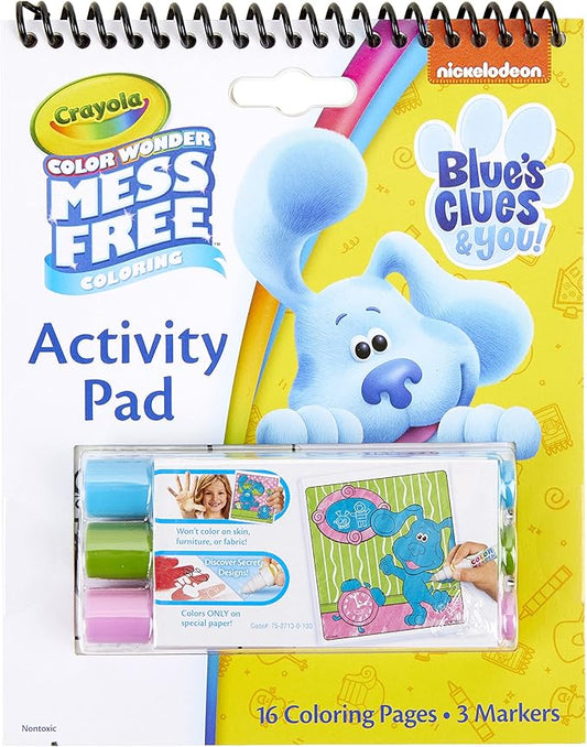 Crayola Blues Clues Color Wonder Activity Pad, Mess Free Coloring, Gift for Kids