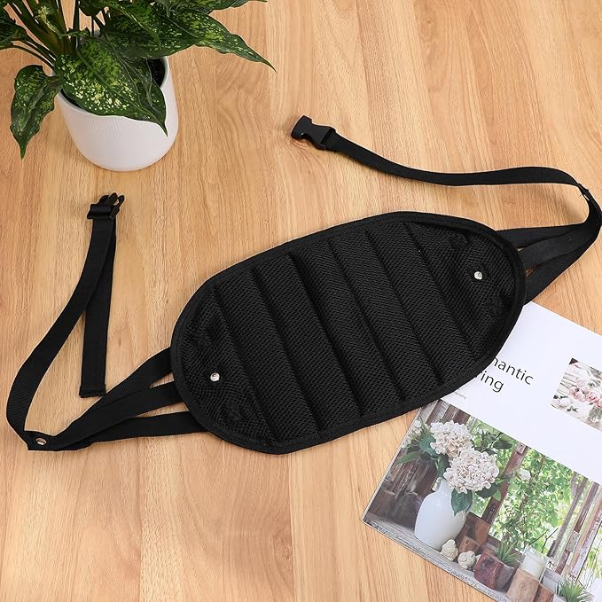 LALAFINA Foot Hammock Under Desk 38X22Cm Comfortable Travel Foot Rest for Airplane and Office