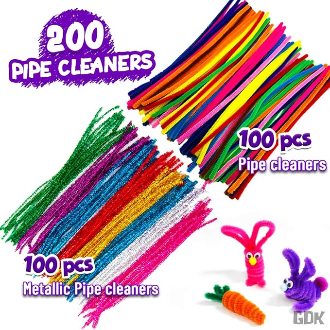 GoodyKing Arts and Crafts Supplies for Kids - 1170Pcs+ Craft Art Supply Kit for Toddlers Kids Craft Supplies & Materials Age 4 5 6 7 8 9 - All in One D.I.Y. Crafting School Supplies (Large)