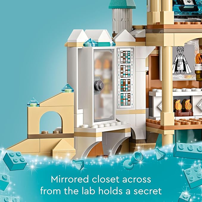 LEGO Disney Wish: King Magnifico’s Castle 43224 Building Toy Set, A Collectible Set for Kids Ages 7 and up to Play Out Favorite Scenes from The Disney Movie, Inspire Pretend Play Within The Palace