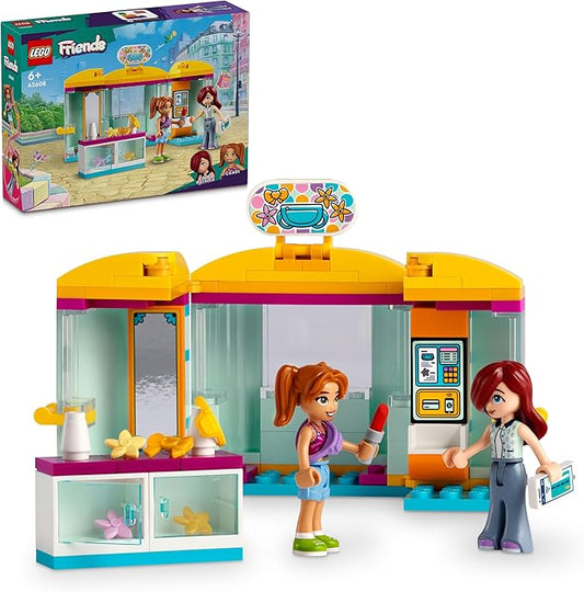 LEGO 42608 Friends Mini-Boutique, 2 Spielfiguren, modische Accessoires