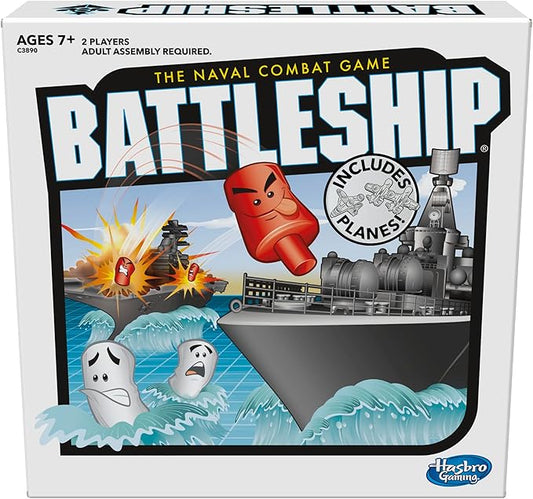 Hasbro Gaming Battleship with Planes | 2-Player Strategy Board Games for Kids | Easter Gifts for Boys & Girls | Ages 7+ (Amazon Exclusive)