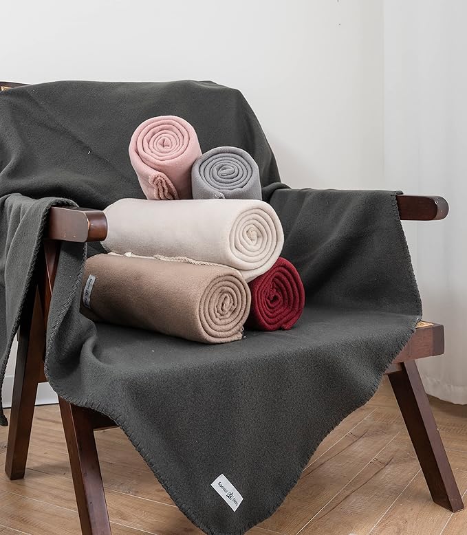 Special SG Glory Fleece Throw Blanket Set Bulk for Travel Kids Outdoor Wedding Pet (Assorted #7, Pack of 6 50x60 Inches)