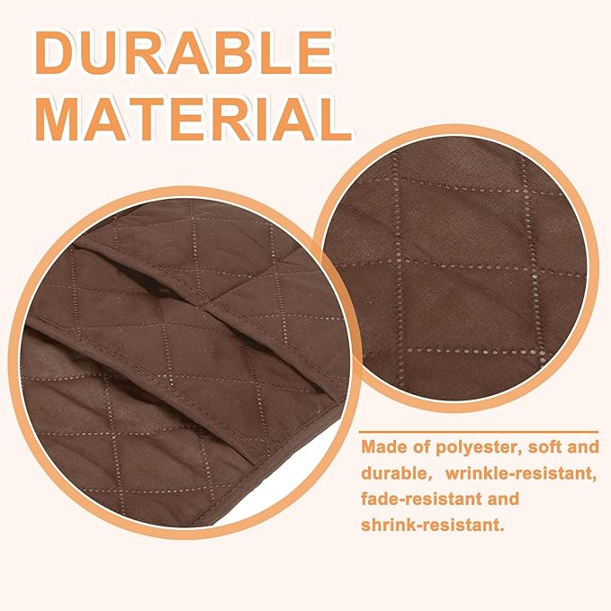 uxcell Couch Sofa Armrest Organizer Non-Slip Chair Arm Recliner Remote Control Organizer with 6 Pockets for Books, Magazines, Tablet, Phone, Plaid Coffee