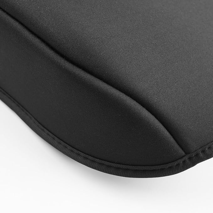 GIANT PANDA Custom Fit Center Console Cover for Dodge RAM 1500 2500 3500 2002 2003 2004 2005 2006 2007 2008 2009 2010 2011 2012 with Jump Seat - Neoprene Armrest Center Cover - Full Protection-Black