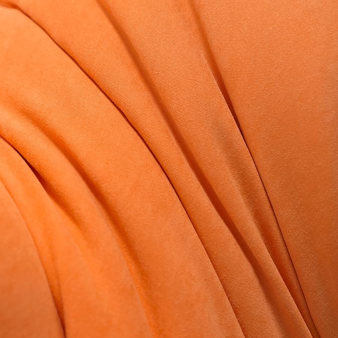 NTBAY Tiny Pillows, Down Alternative 7"x11" Microfiber Mini Pillow for Travel, Pets, Soft Machine Washable Small Pillows for Neck, Wrist, Lumbar and Knee, Orange