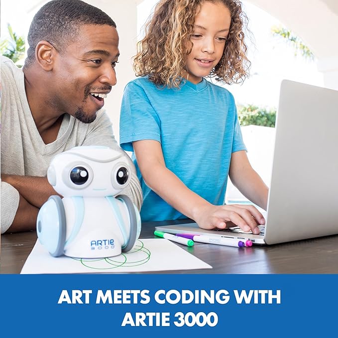 Educational Insights Artie 3000 the Coding & Drawing Robot, STEM Toy, Gift for Boys & Girls, Ages 7+