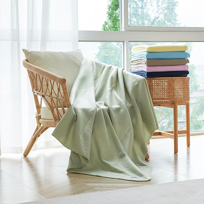 Special SG Glory Fleece Throw Blankets Bulk Fleece Blankets Solid Wholesale Lightweight Warm Soft for Pet Bed Sofa Couch Office Wedding Gifts Travel Seasons Assorted #9 50x60 Inches Pack of 6