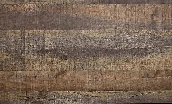 Signature Design by Ashley Trinell Rustic 5 Drawer Chest of Drawers with Nailhead Trim, Warm Brown