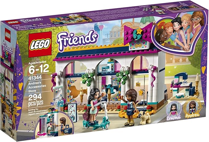 LEGO Friends Andrea’s Accessories Store 41344 Building Kit (294 Pieces)